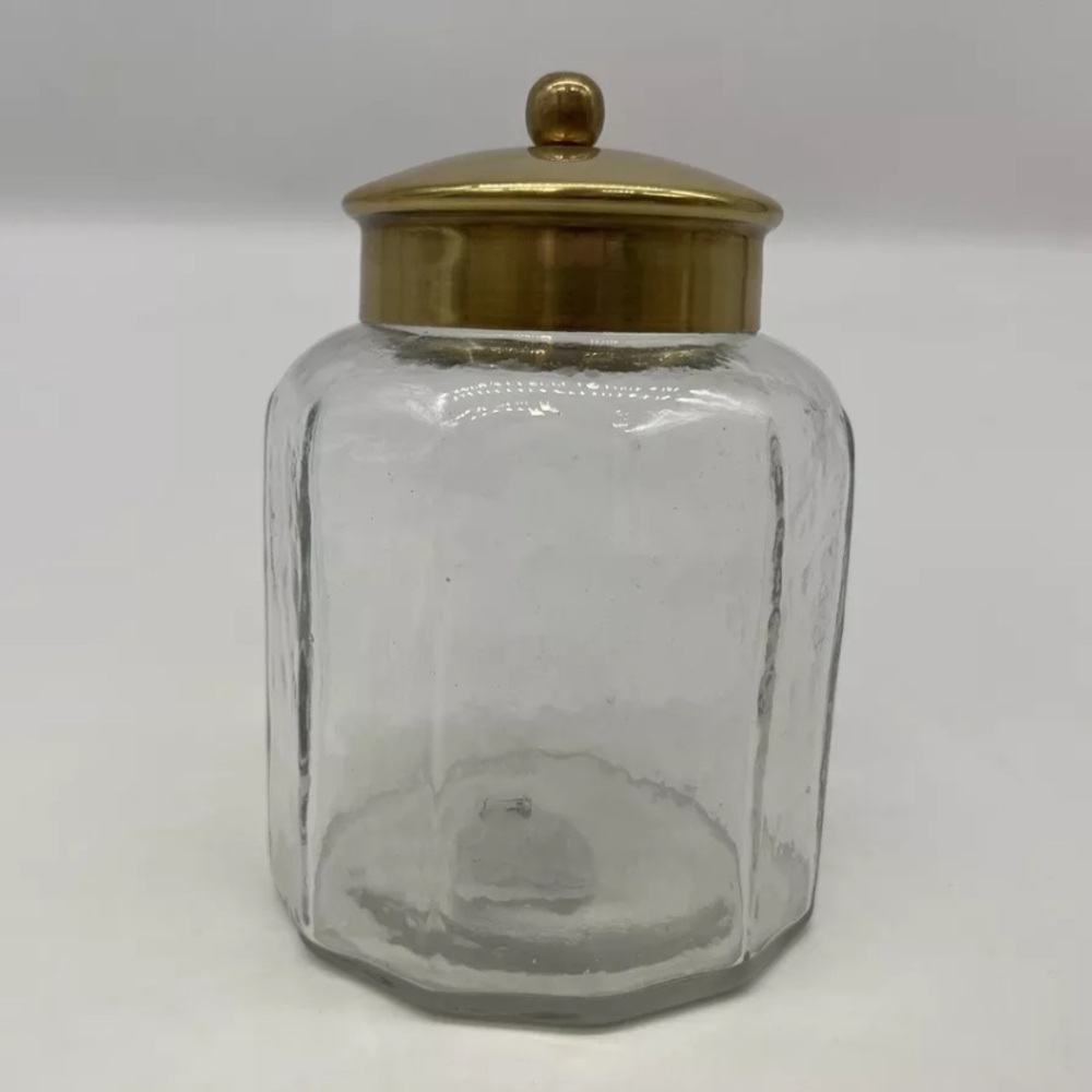 Anthropologie Janie Glass Container Set of Four NIB